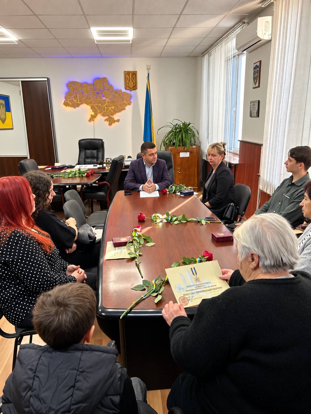 На Мукачівщині вручили нагороди Захисникам та родинам полеглих